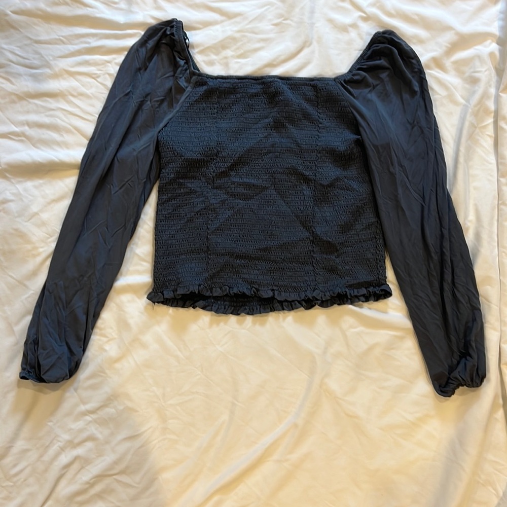 Navy blue Crop Top!